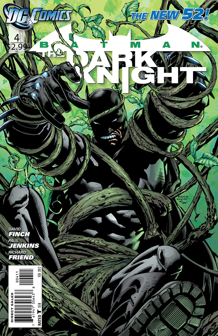 DC Comics New 52: Batman: The Dark Knight #4 (2011) written by Paul Jenkins and David Finch.